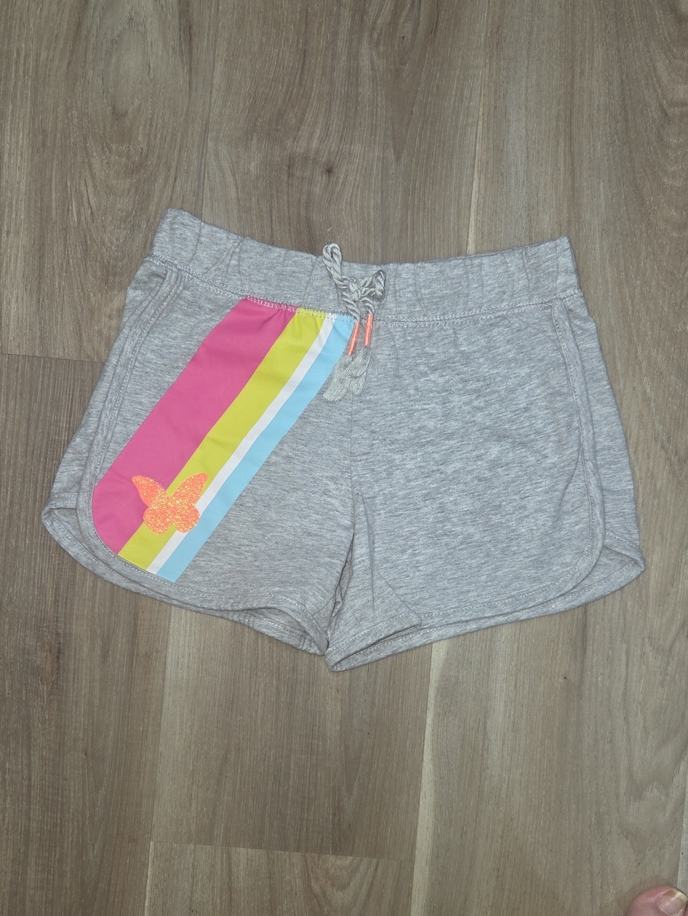 •Wonder Nation• Little Girls Gray Butterfly Shorts